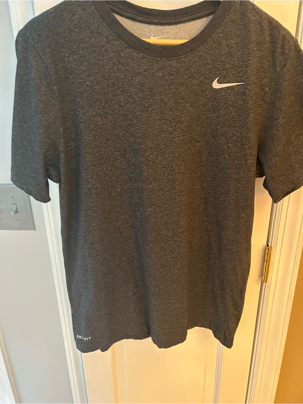Nike Men's Heather Charcoal Short Sleeve Crew Tee